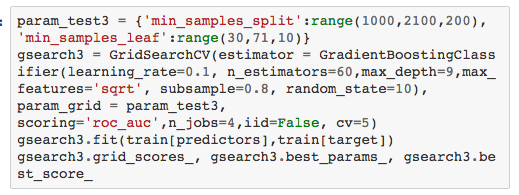用Python进行梯度提升算法的参数调整-数据分析网